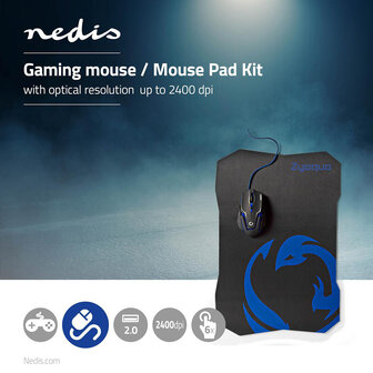 Gaming-set muis en muismat