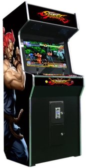 Street Fighter 2 speler Upright