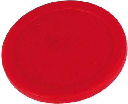 Plastic puck 63mm 11g Rood