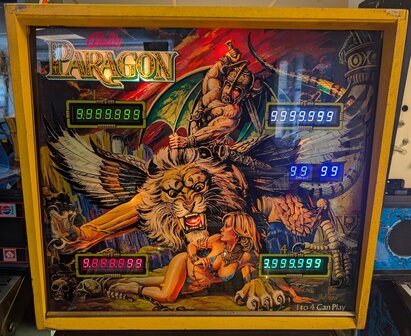 Bally 7 digit led score display