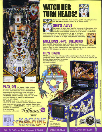 The Machine: Bride of Pin·bot