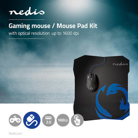 Gaming-set muis en muismat