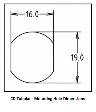 Tubular slot 15.9mm 5/8"