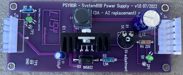 Gottlieb system 80B voeding