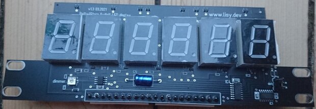 Bally 6 digit led score display