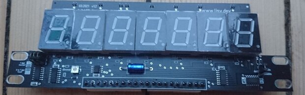 Bally 7 digit led score display