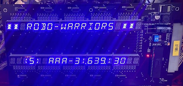 Gottlieb 40 digit LED display