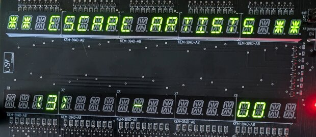 Gottlieb 40 digit LED display