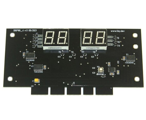 Gottlieb 4 digit led score display
