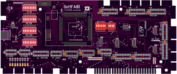 Gottlieb system 80 FPGA MPU