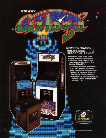 Galaga 1-speler upright