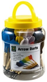 Arrow Darts Mixed Colours - 100 pcs
