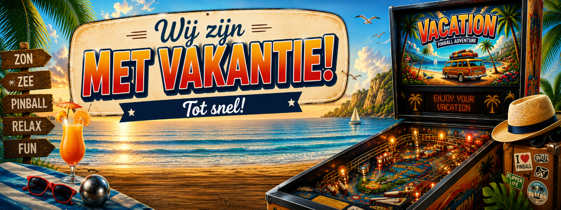 Wij zijn met vakantie van 24 juli t/m 18 augustus 2026