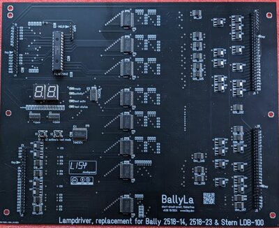 Bally Lamp Driver Board