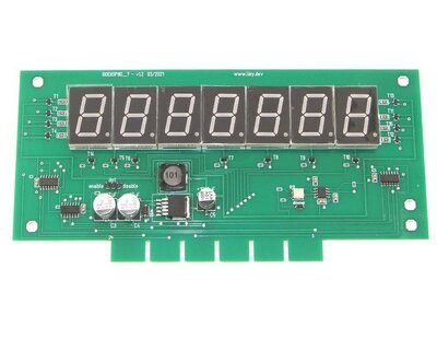 Gottlieb 7 digit led score display