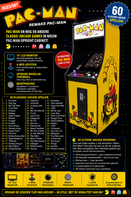 Pac-Man 1-speler upright