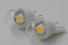 Non-ghosting LED clear dome