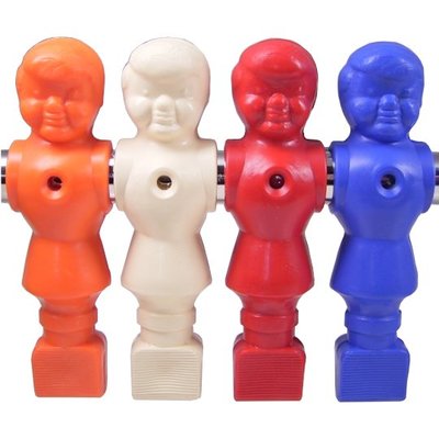 Tafelvoetbal poppetje Deutscher Meister original met schroef en moer